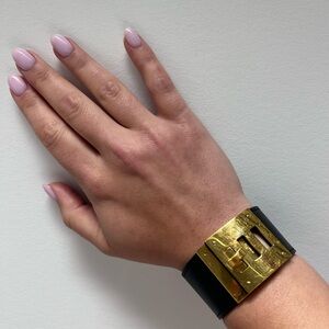 Hermès Leather Bracelet